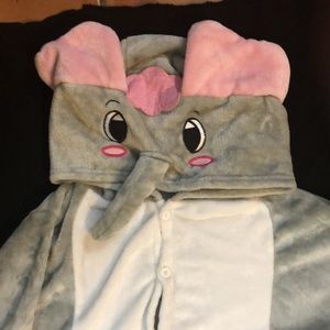 Adult Velour Elephant Funzie